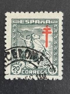 postzegel Spanje, Ophalen of Verzenden