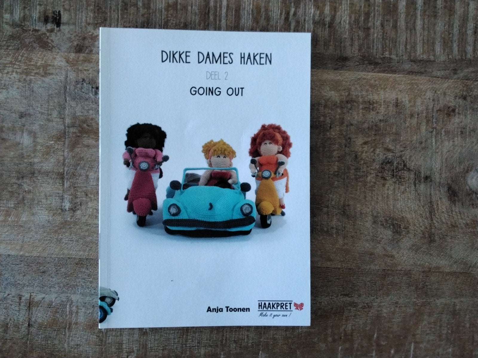 Haakboek "dikke dames haken, going out, Ophalen of Verzenden, Haken, Patroon of Boek