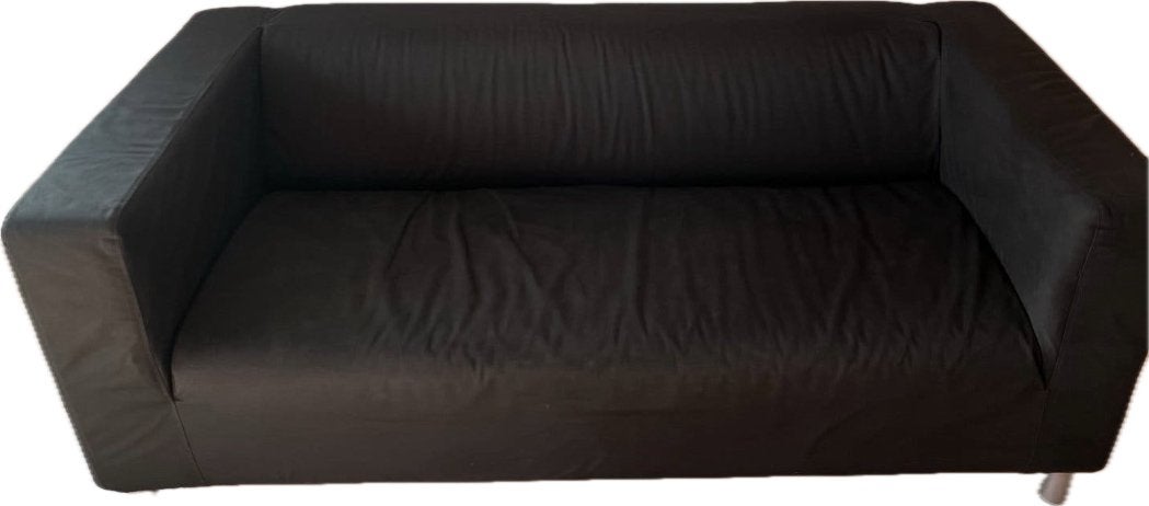 Klippan bank ikea zwart, Huis en Inrichting, Ophalen, Gebruikt, 150 tot 200 cm, Tweepersoons
