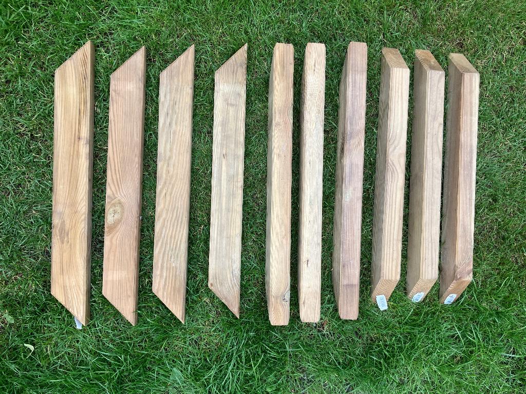 10 schoren geïmpregneerd hout, Ophalen, Nieuw, Minder dan 180 cm, Planken