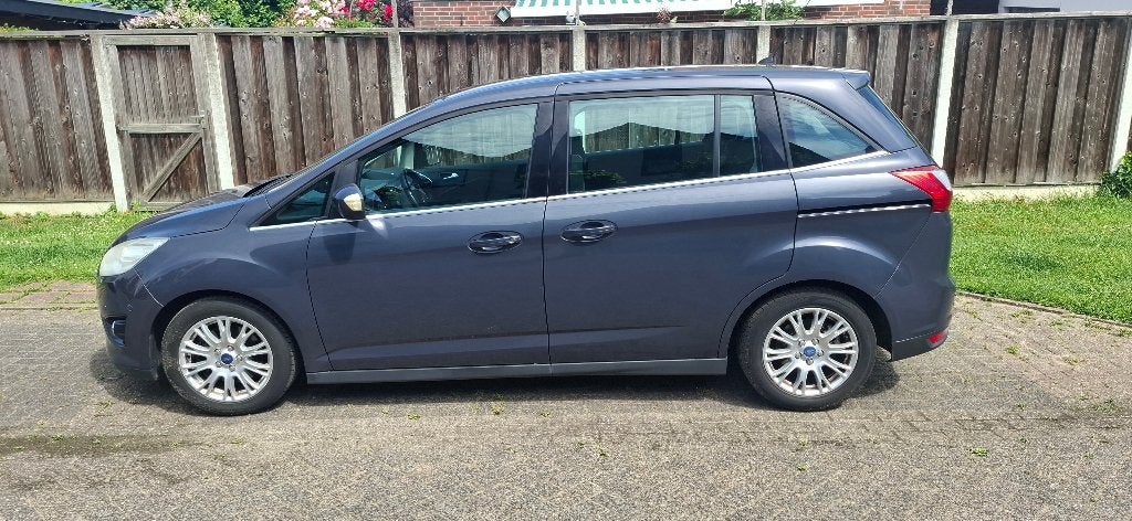 Ford Grand C-Max 1.6 Ti-vct 77KW 2011 Grijs, Voorwielaandrijving, 1596 cc, Stof, 7 stoelen