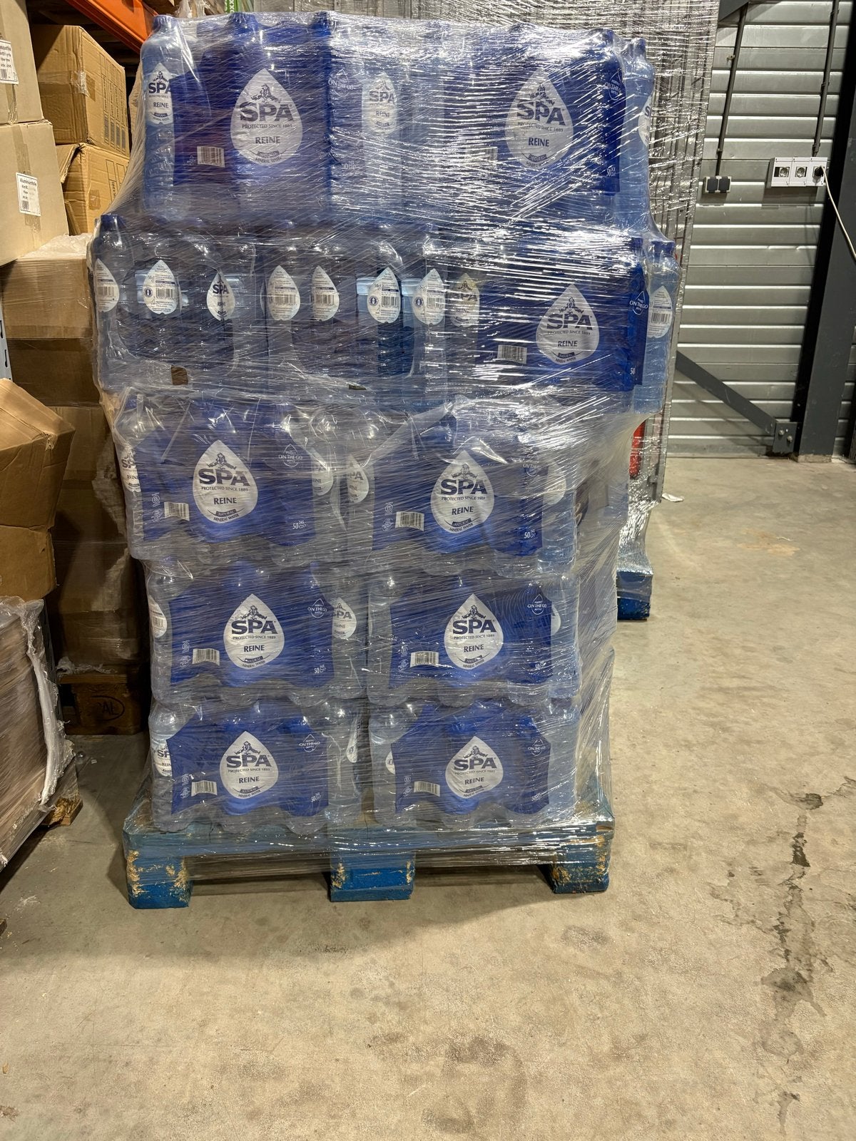 Volle pallet SPA Reine mineraalwater – direct beschikbaar, Ophalen