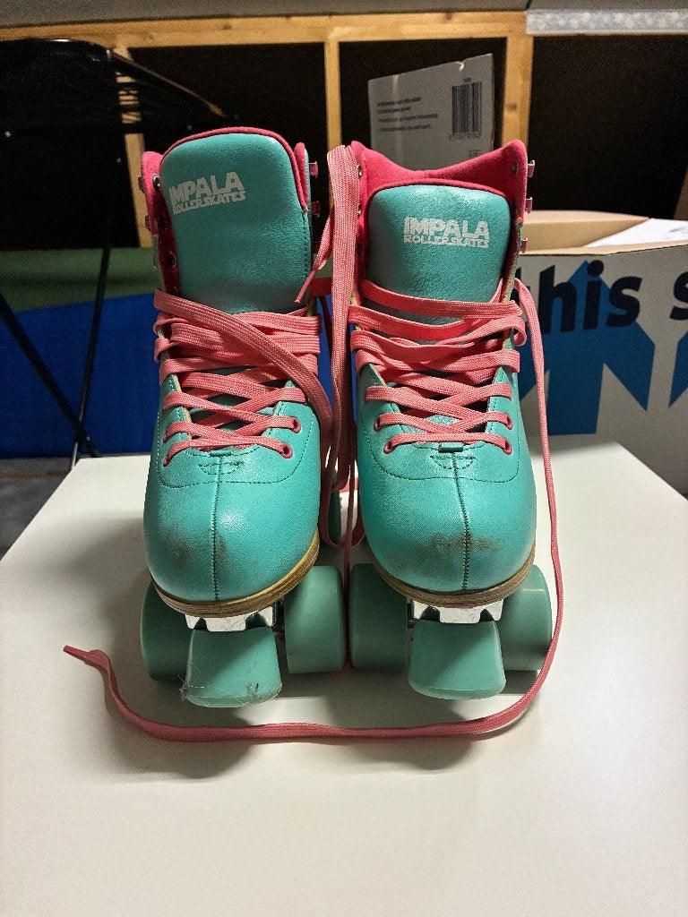 Rolschaatsen Impala Aqua maat 40 (blauw-roze), Overige merken, Gebruikt, Overige typen, Ophalen of Verzenden