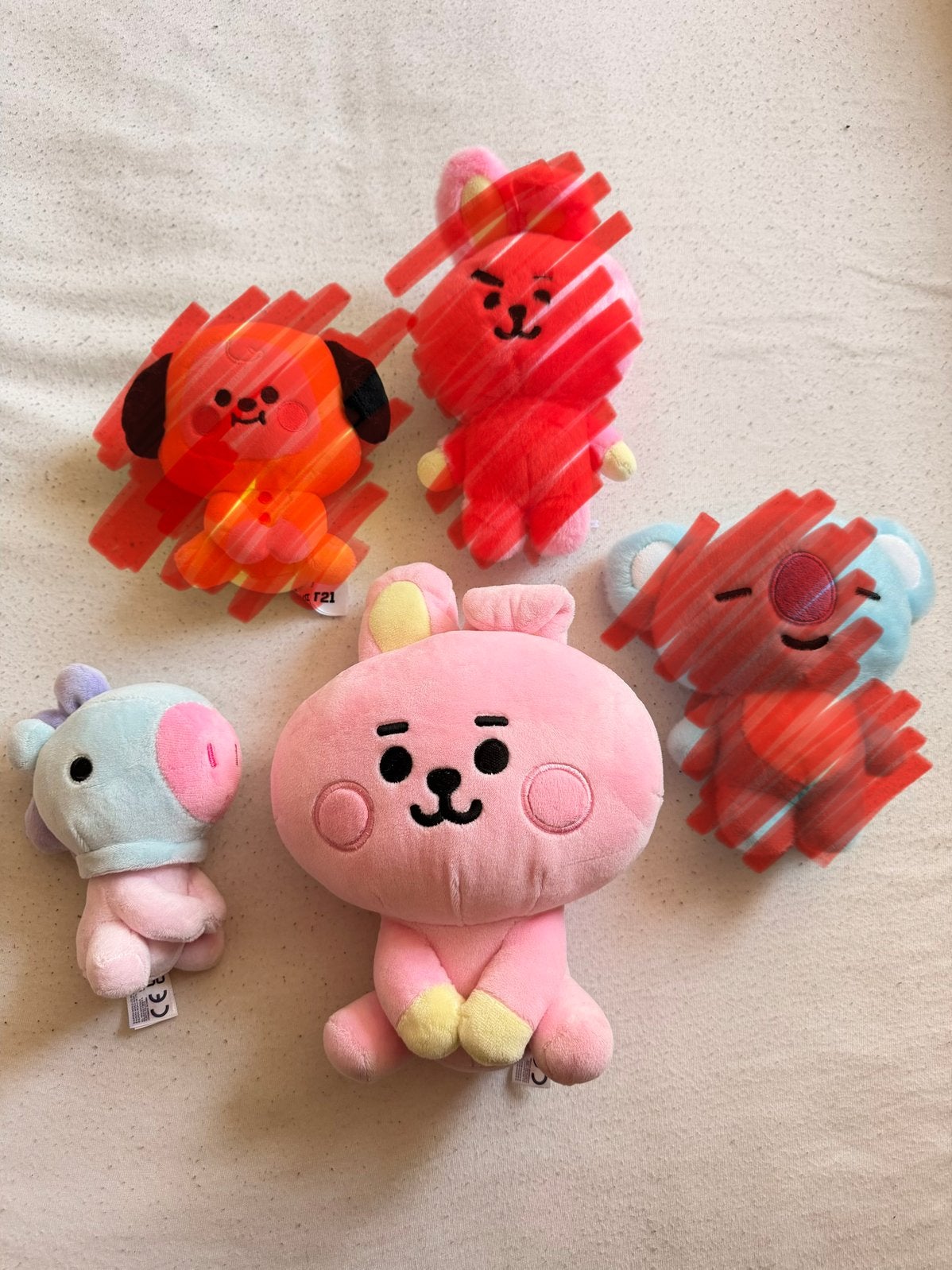 BT21 BTS knuffel, Kinderen en Baby's, Ophalen of Verzenden, Zo goed als nieuw, Overige typen