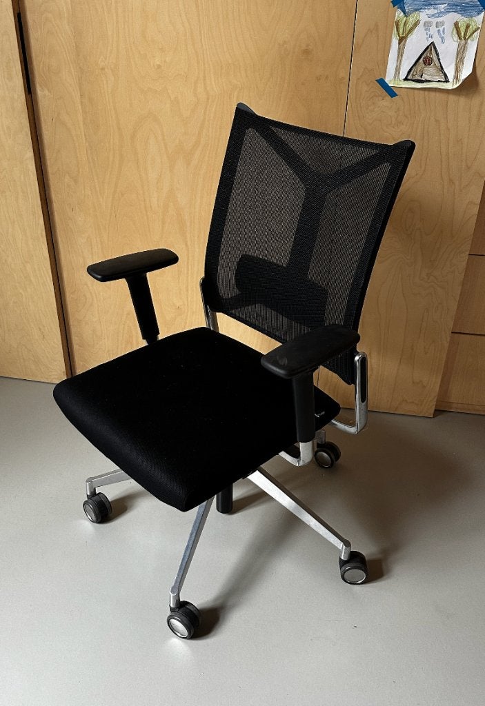 Girsberger Camiro bureaustoel ergonomisch, Huis en Inrichting, Ophalen, Zwart, Zo goed als nieuw, Bureaustoel