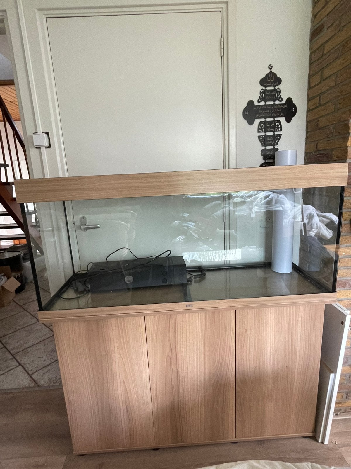 Complete Aquarium Set 120cm + Meubel + CO2 + Accessoires, Ophalen, Zo goed als nieuw, Leeg aquarium