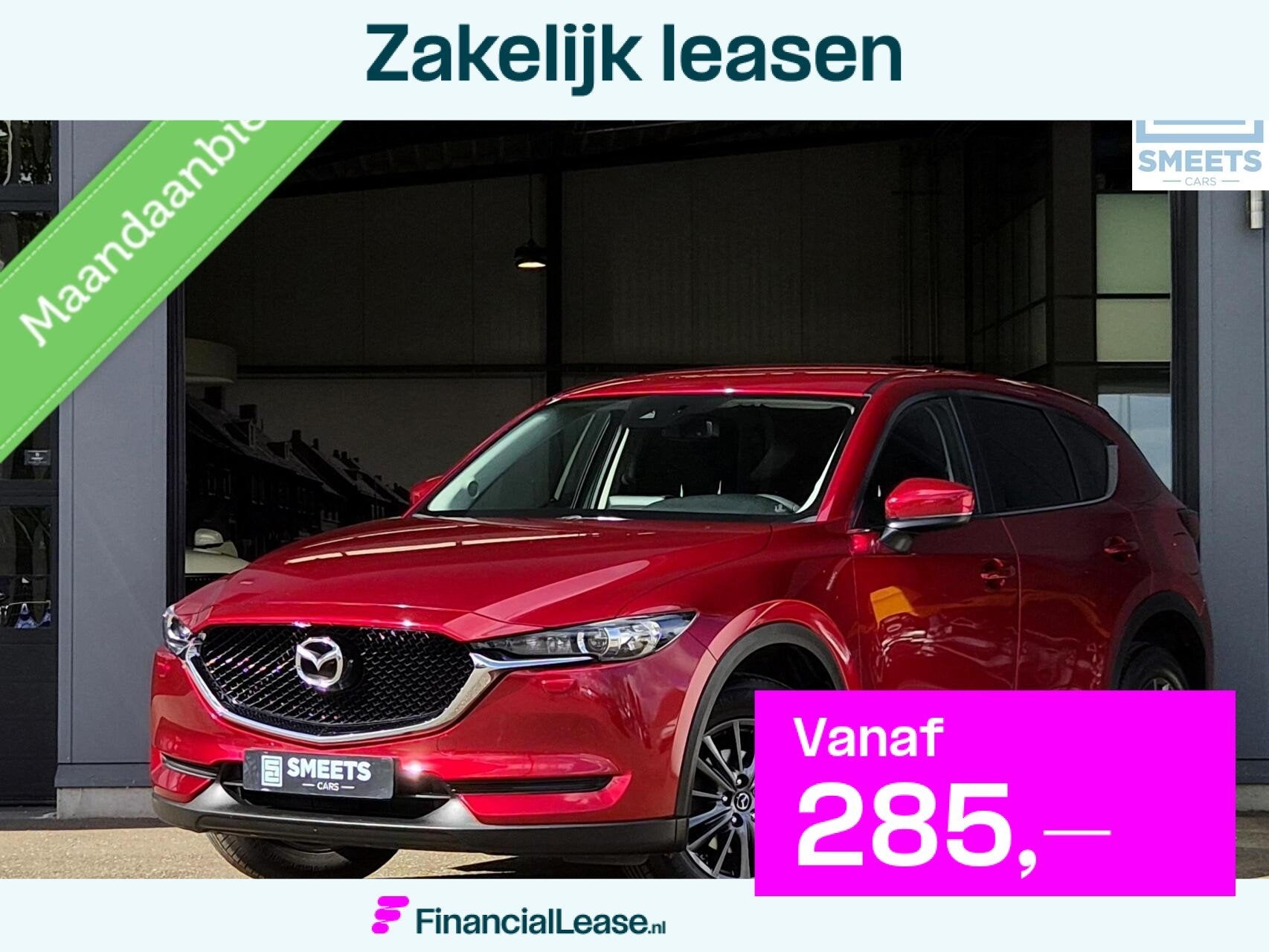 Mazda CX-5 2.0 SkyActiv-G 165 Skylease 1e Eig! |Carpl/Andr., Voorwielaandrijving, 1998 cc, Stof, Zwart
