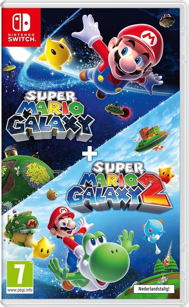 Super Mario Galaxy + Super Mario Galaxy 2 Nintendo Switch, Avontuur en Actie, 2 spelers, Ophalen of Verzenden, Zo goed als nieuw