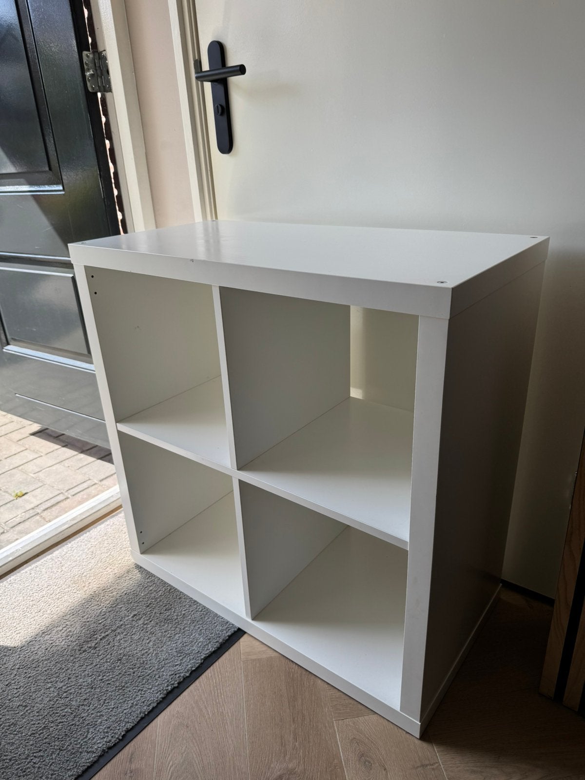 Ikea kallax 4 vakken wit, Ophalen, Zo goed als nieuw, Minder dan 150 cm, Minder dan 100 cm