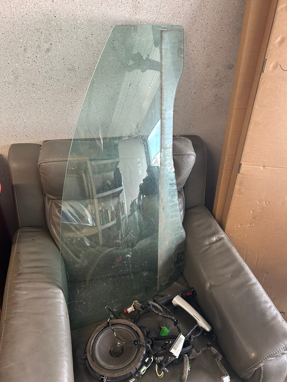 Raam, speaker en kabelboom voor rechter deur Volvo C70 2008, Ophalen, Gebruikt, Volvo