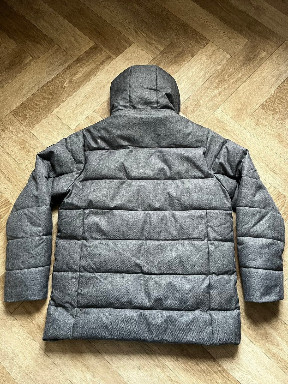 Heren Winterjas van Indigo Jeanscode, Ophalen of Verzenden, Zo goed als nieuw, Maat 52/54 (L), Grijs