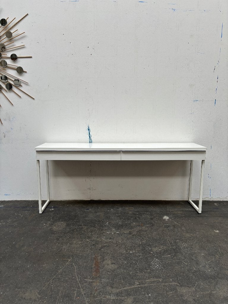 IKEA Besta Bureau - Gebruikte Staat, Huis en Inrichting, Bureaus, Ophalen, Gebruikt, 120 cm, Schoolbureau