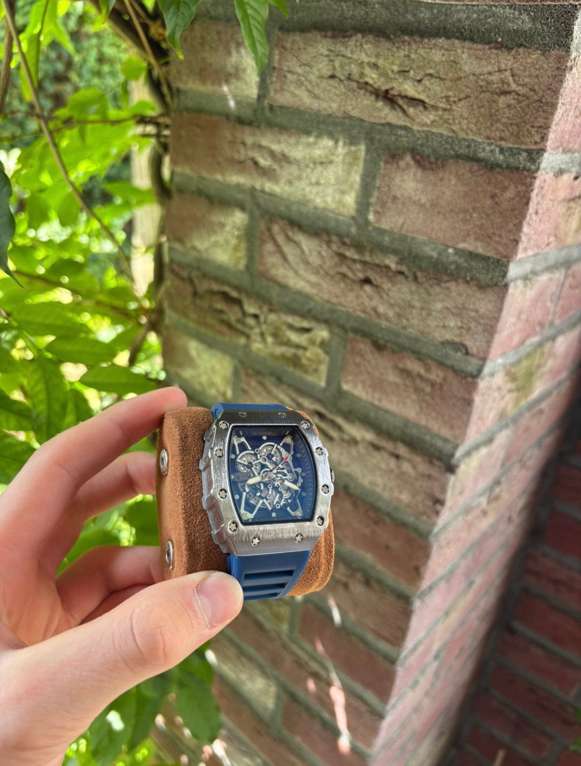 Richard Mille Donkerblauw Horloge, Overige merken, Overige materialen, Gebruikt, Polshorloge