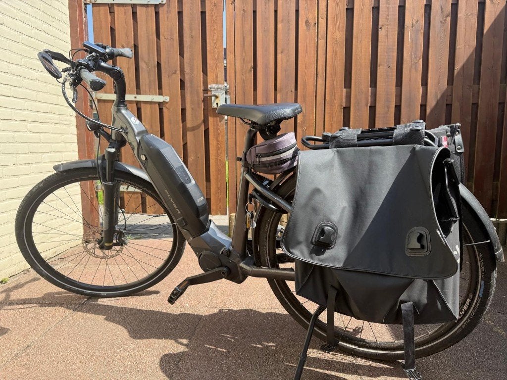 Flyer Upstreet e-bike 5 7.43 zwart, Fietsen en Brommers, Elektrische fietsen, Zo goed als nieuw, 47 tot 51 cm, 50 km per accu of meer