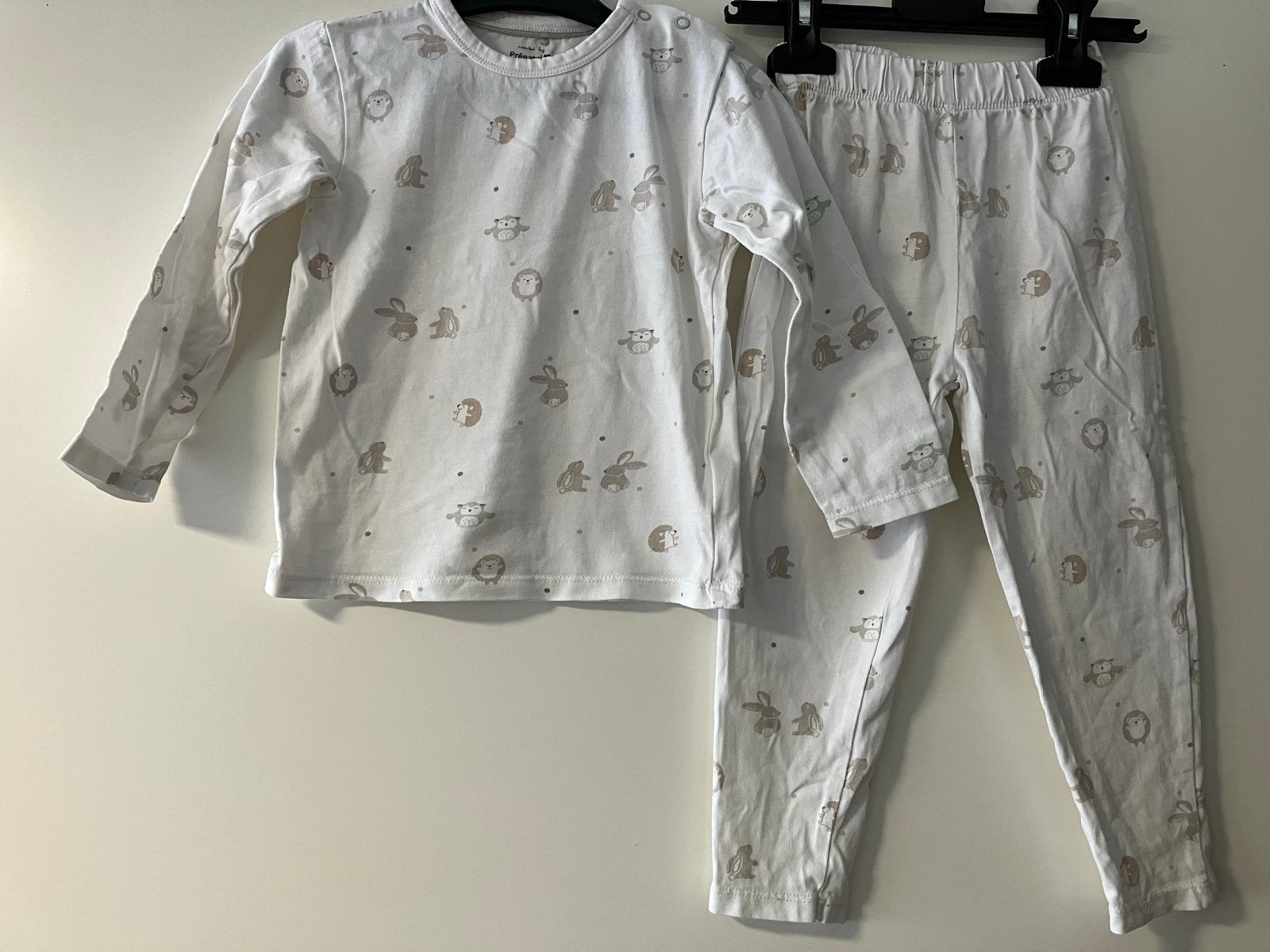 Prenatal pyjama met dierenprint maat 92, Ophalen of Verzenden, Zo goed als nieuw, Jongen of Meisje, Nacht- of Onderkleding