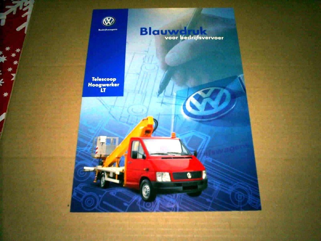 VW LT Telescoop Hoogwerker 1 / 2002 2 pag. Blauwdruk, Verzenden, Zo goed als nieuw, Volkswagen
