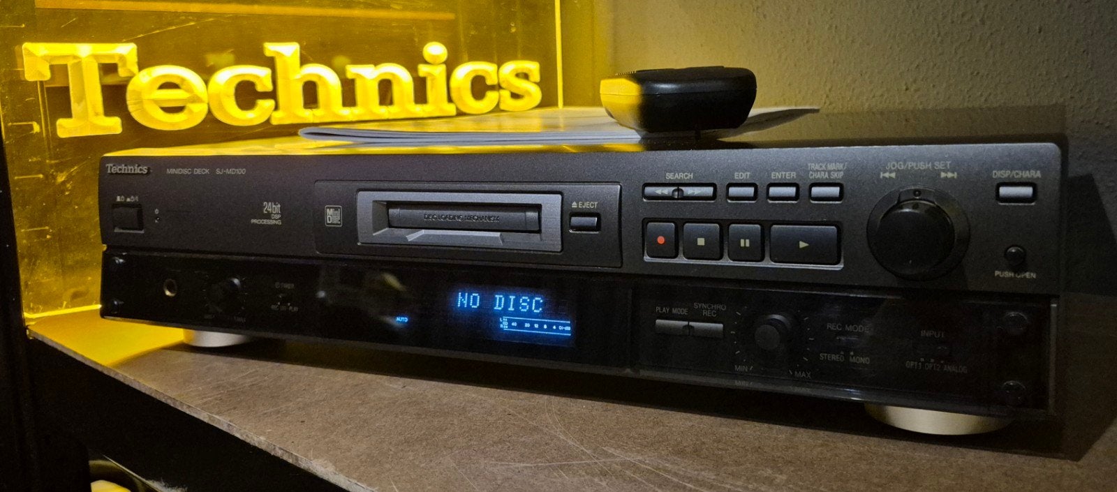 Technics SJ-MD100 MiniDisc-Player, Ophalen of Verzenden, Minidisc-recorder