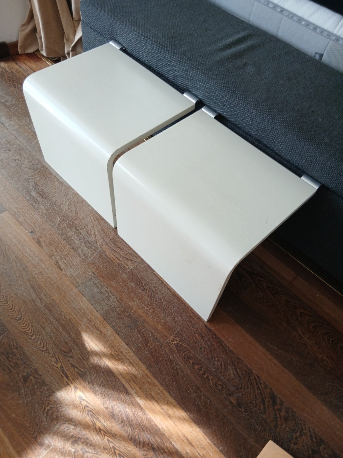 Auping aanhaaktafel / tjes achterelement div hoogte, Huis en Inrichting, Slaapkamer | Nachtkastjes, Ophalen of Verzenden, Gebruikt