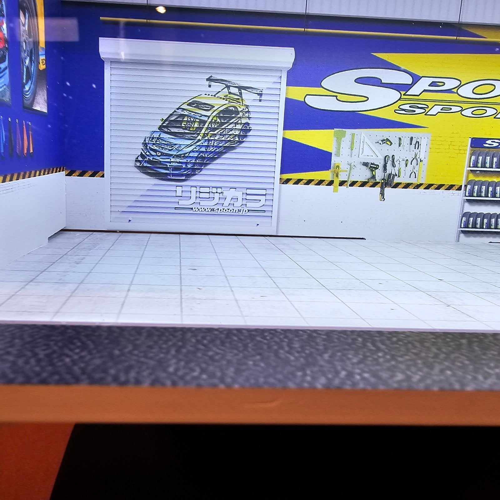 Spoon Garage met Plexi Schuifwand en Verlichting, Ophalen of Verzenden, Black box, Onbekend, Onbekend