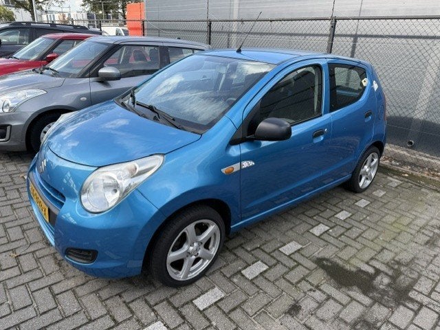 Suzuki Alto 1.0 Exclusive Automaat android auto, LM velgen,, Stof, Gebruikt, Blauw, Bedrijf