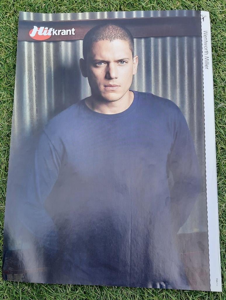Poster A4 Hitkrant 2009 Wentworth Miller / Jasper Gottlieb, A4 of kleiner, Ophalen of Verzenden, Film en Tv, Rechthoekig Staand