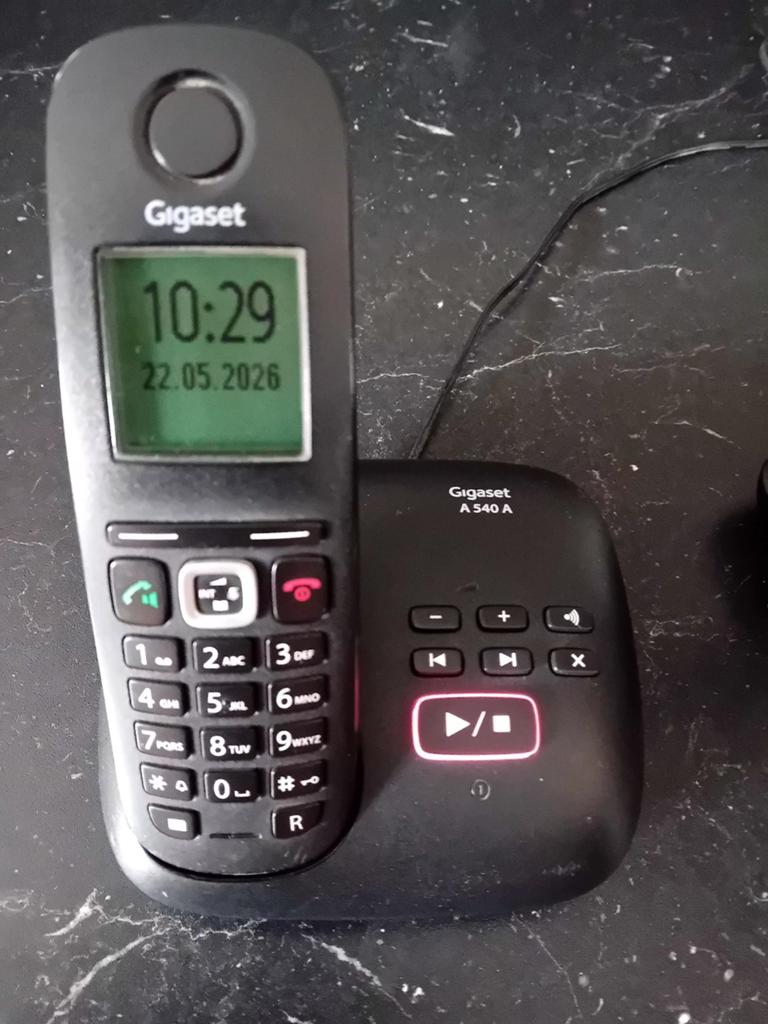 Gigaset A540 A draadloze telefoons (4 handsets), Telecommunicatie, Vaste telefoons | Handsets en Draadloos, Ophalen, Zo goed als nieuw