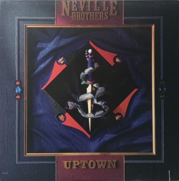 LP  The Neville Brothers – Uptown  1987 oa Keith Richards, Ophalen of Verzenden