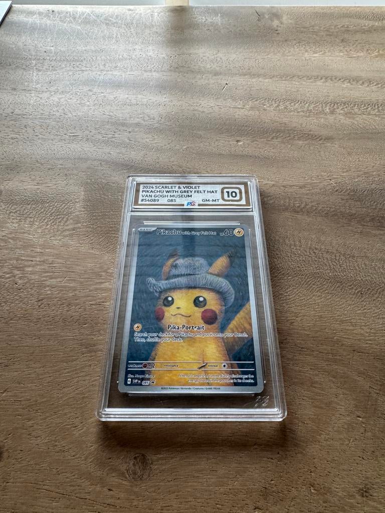 Pikachu with grey felt hat (PG 10), Ophalen, Nieuw, Losse kaart