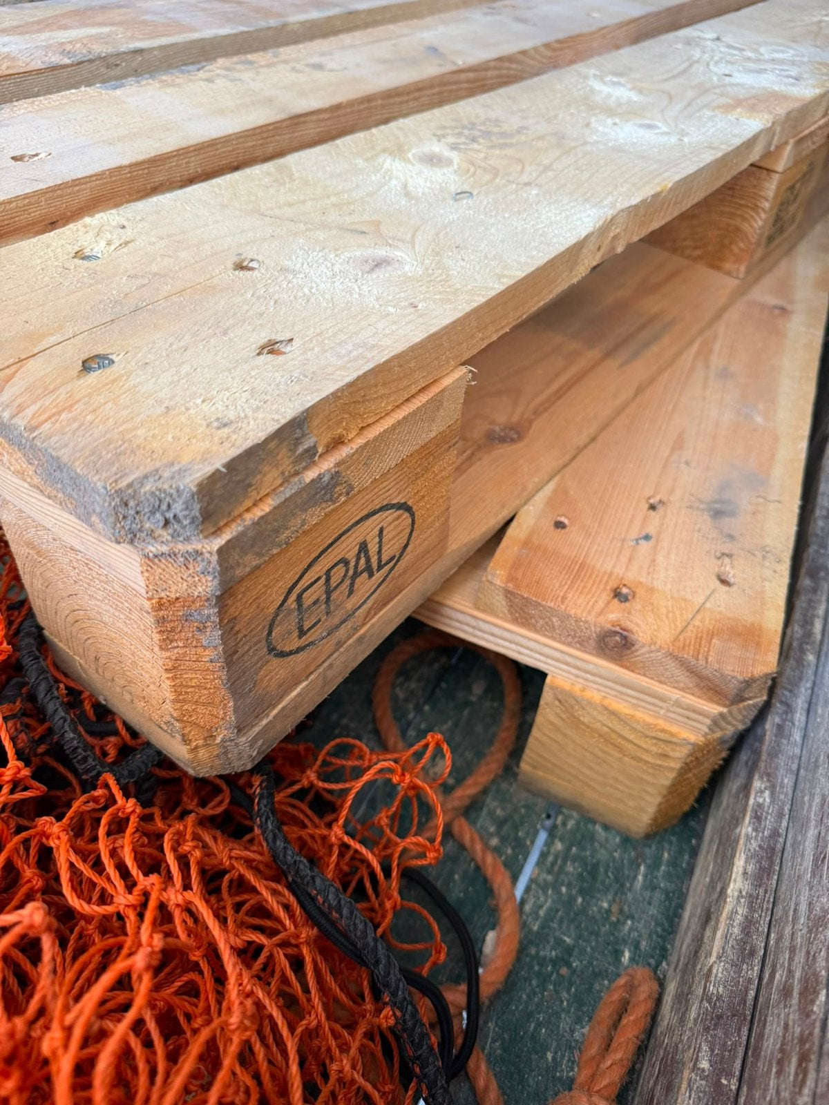 2 euro pallets, Doe-het-zelf en Verbouw, Hout en Planken, Ophalen, Zo goed als nieuw, Pallet, Minder dan 200 cm