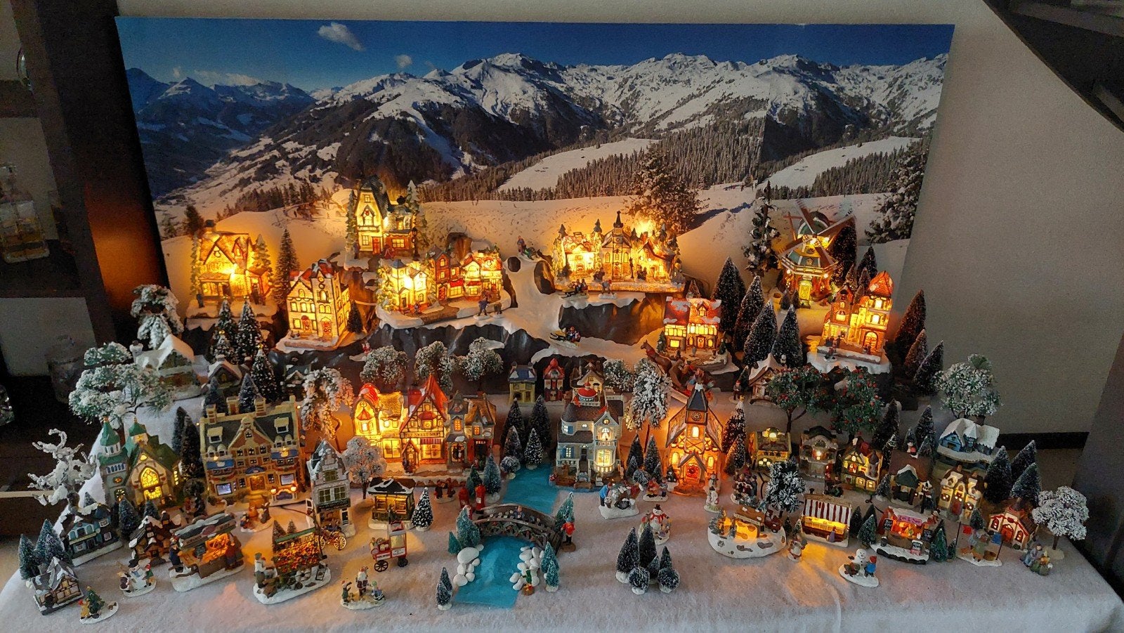 Compleet kerstdorp, Diversen, Ophalen