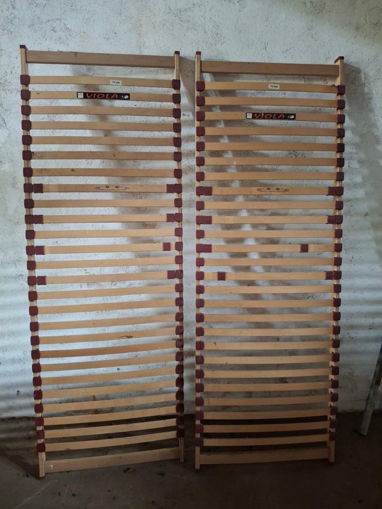 2x Lattenbodem Viola 70x200 cm, Ophalen, Gebruikt, Bedbodem, 200 cm