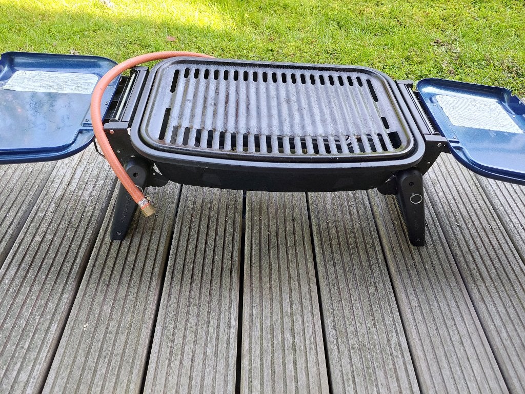 Camping grill-plaat op gas, Ophalen of Verzenden, Gebruikt
