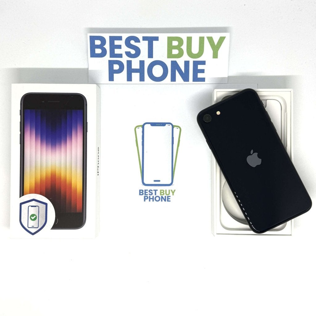 iPhone SE 2022 128GB zwart /krasvrij /99% batt /garantie, Telecommunicatie, Mobiele telefoons | Apple iPhone, 99 %, 128 GB, Apple