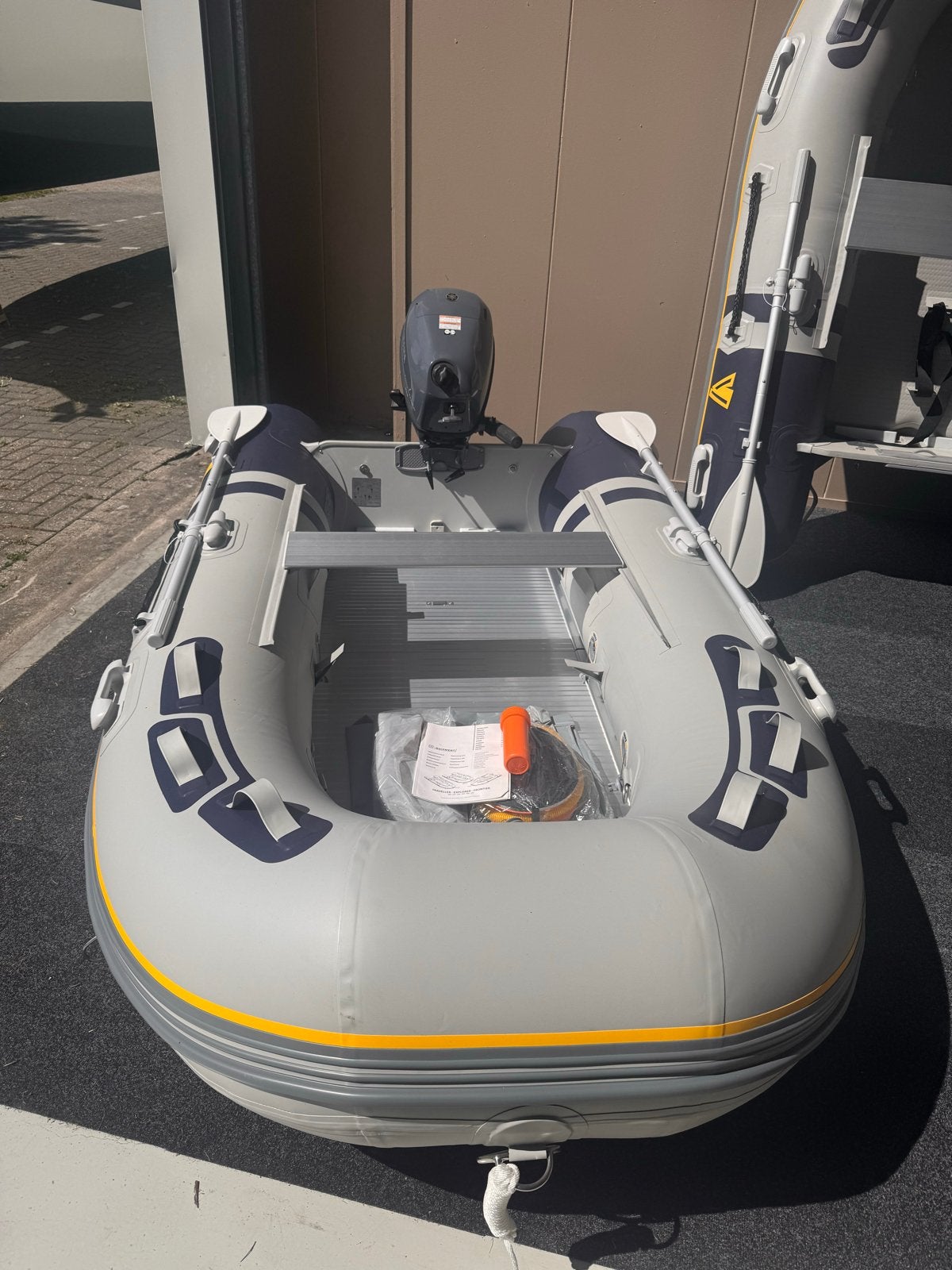 Nieuw! Yellow V 270 rubberboot met Yamaha 4 pk 4 takt, Watersport en Boten, Rubberboten, Ophalen, Aluminium, Inclusief motor, Yamaha