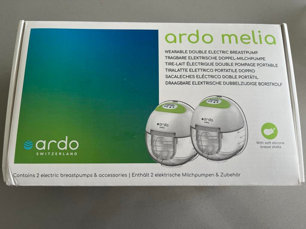 Ardo Melia Dubbele Elektrische Borstkolf, handsfree, Ophalen, Zo goed als nieuw, Borstkolf