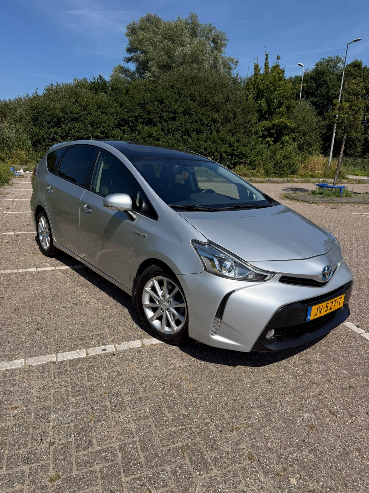 Toyota prius+ wagon 2016 136pk zilver, Automaat, 136 pk, Euro 6, Zilver of Grijs