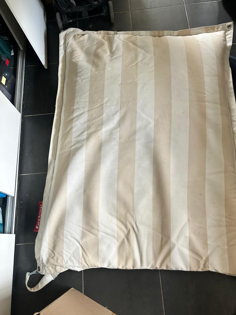 Fatboy Floating Zitzak - Beige gestreept, Ophalen, Gebruikt, Beige, Zitzak