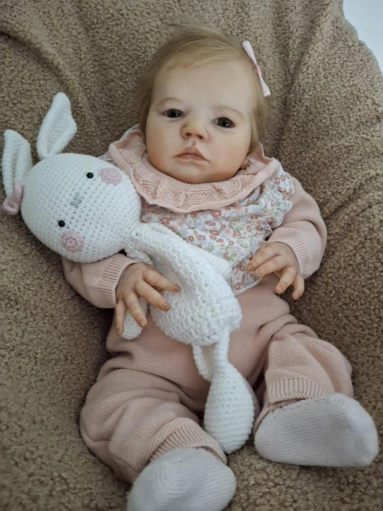 2 reborns te koop, Ophalen of Verzenden, Zo goed als nieuw, Babypop, Levensecht of Reborn