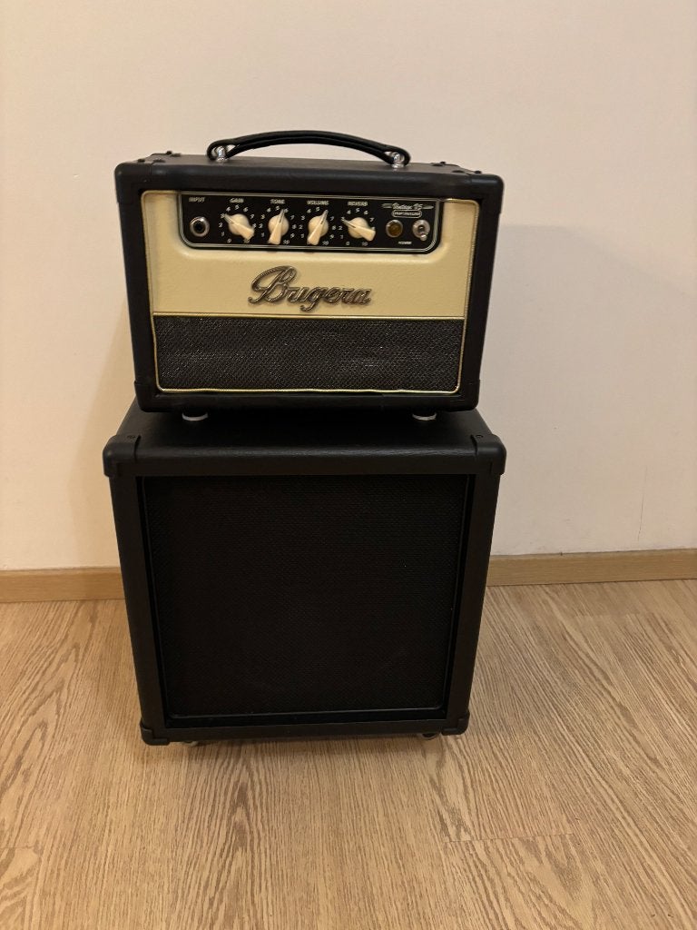 Bugera V5 infinium head +1x12 cabinet Fame 8 ohm Ruil?, Muziek en Instrumenten, Ophalen, Zo goed als nieuw, Gitaar, Minder dan 50 watt