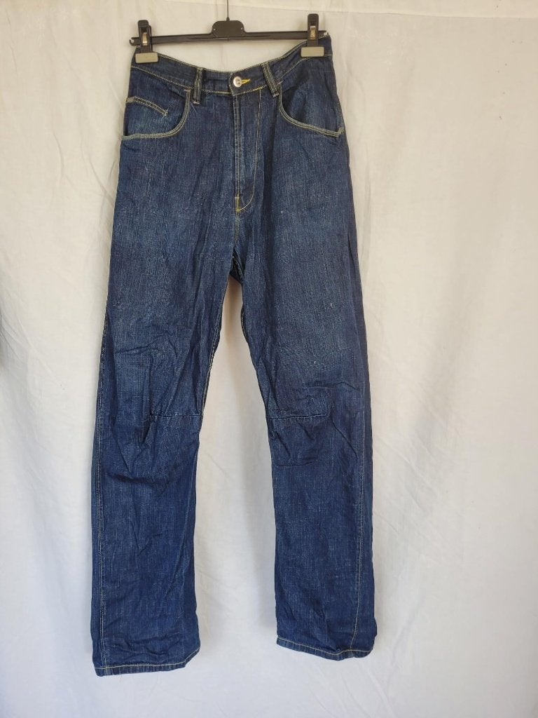 Stoere dames spijkerbroek, gaaf model mt W34 merk Mecca, Blauw, ., Ophalen of Verzenden, Zo goed als nieuw