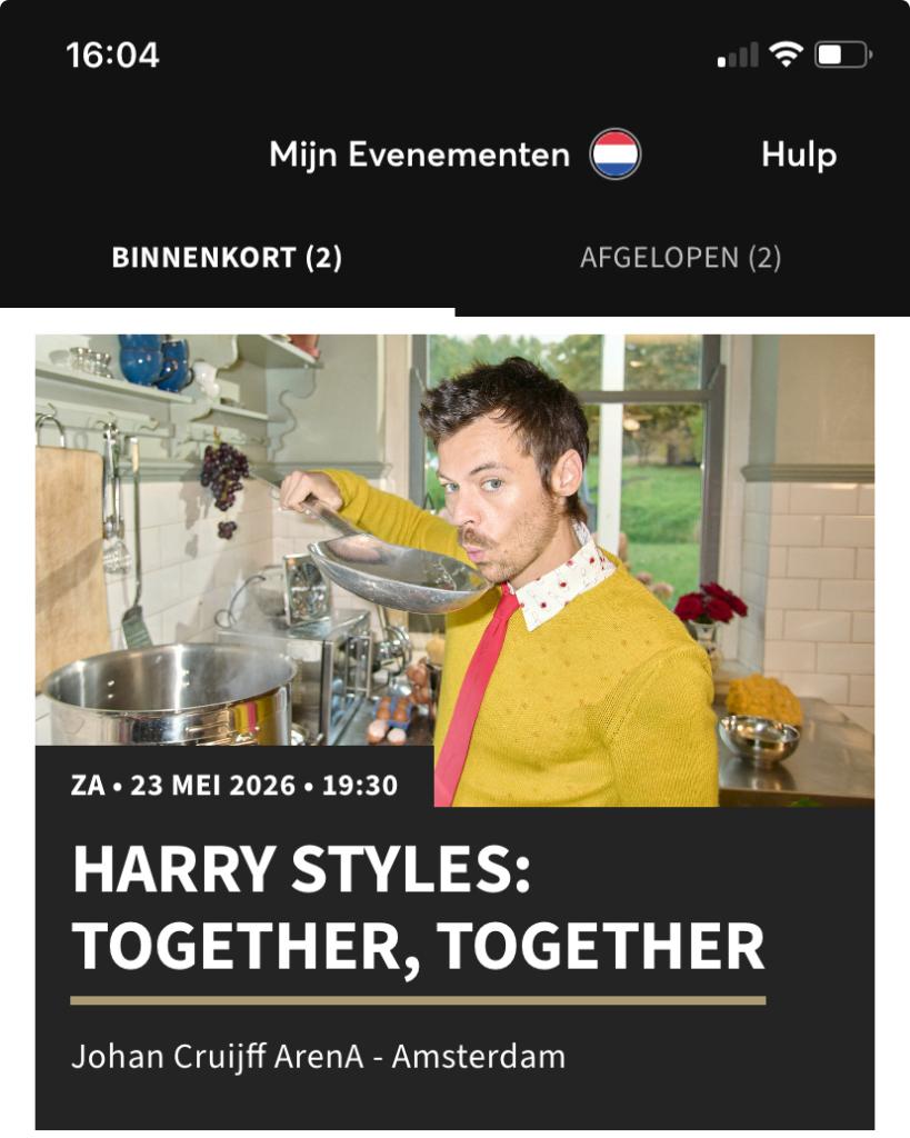 Harry Styles, Tickets en Kaartjes, Concerten | Overige, Eén persoon, Mei