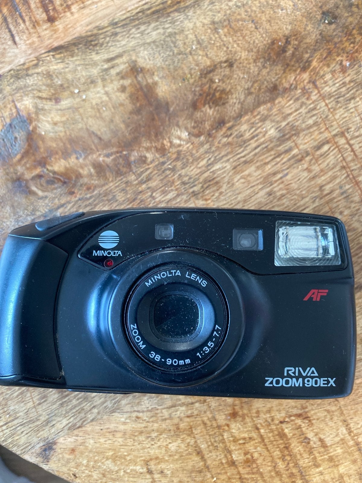 Minolta Riva Zoom 90EX Compact Camera, Audio, Tv en Foto, Fotocamera's Analoog, Gebruikt, Compact, Minolta, Ophalen of Verzenden
