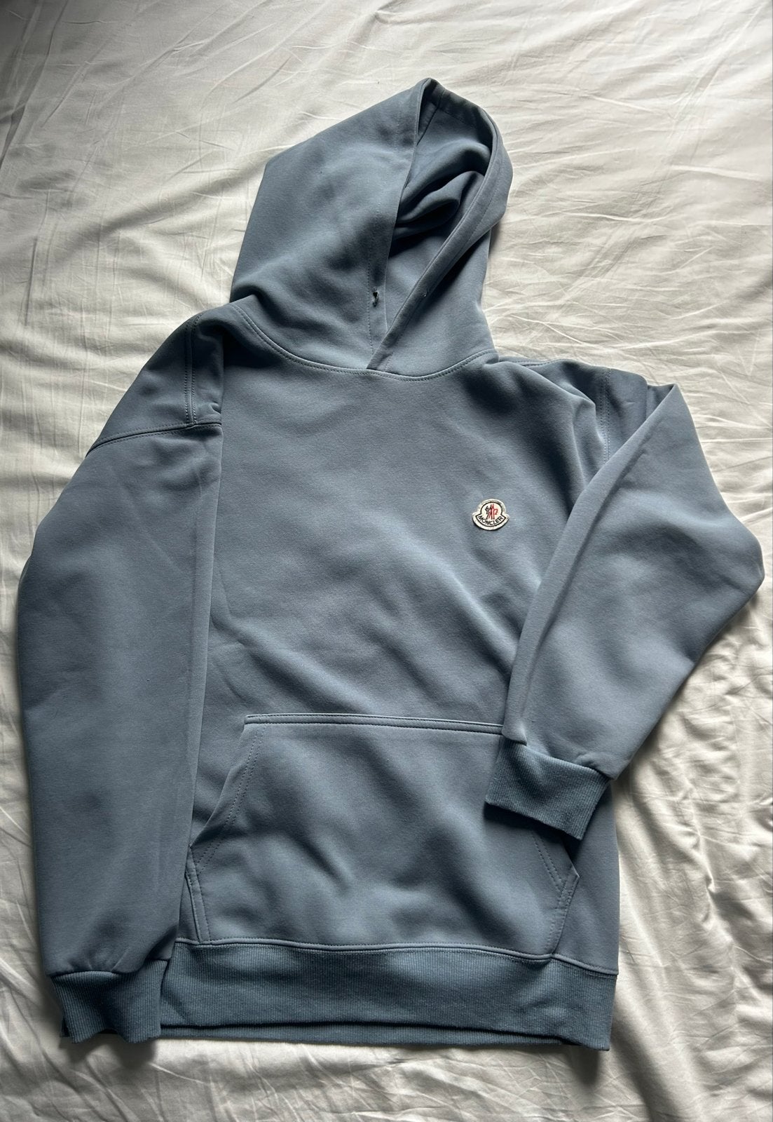 Moncler Hoodie, Kleding | Heren, Ophalen of Verzenden, Zo goed als nieuw, Maat 48/50 (M), Blauw