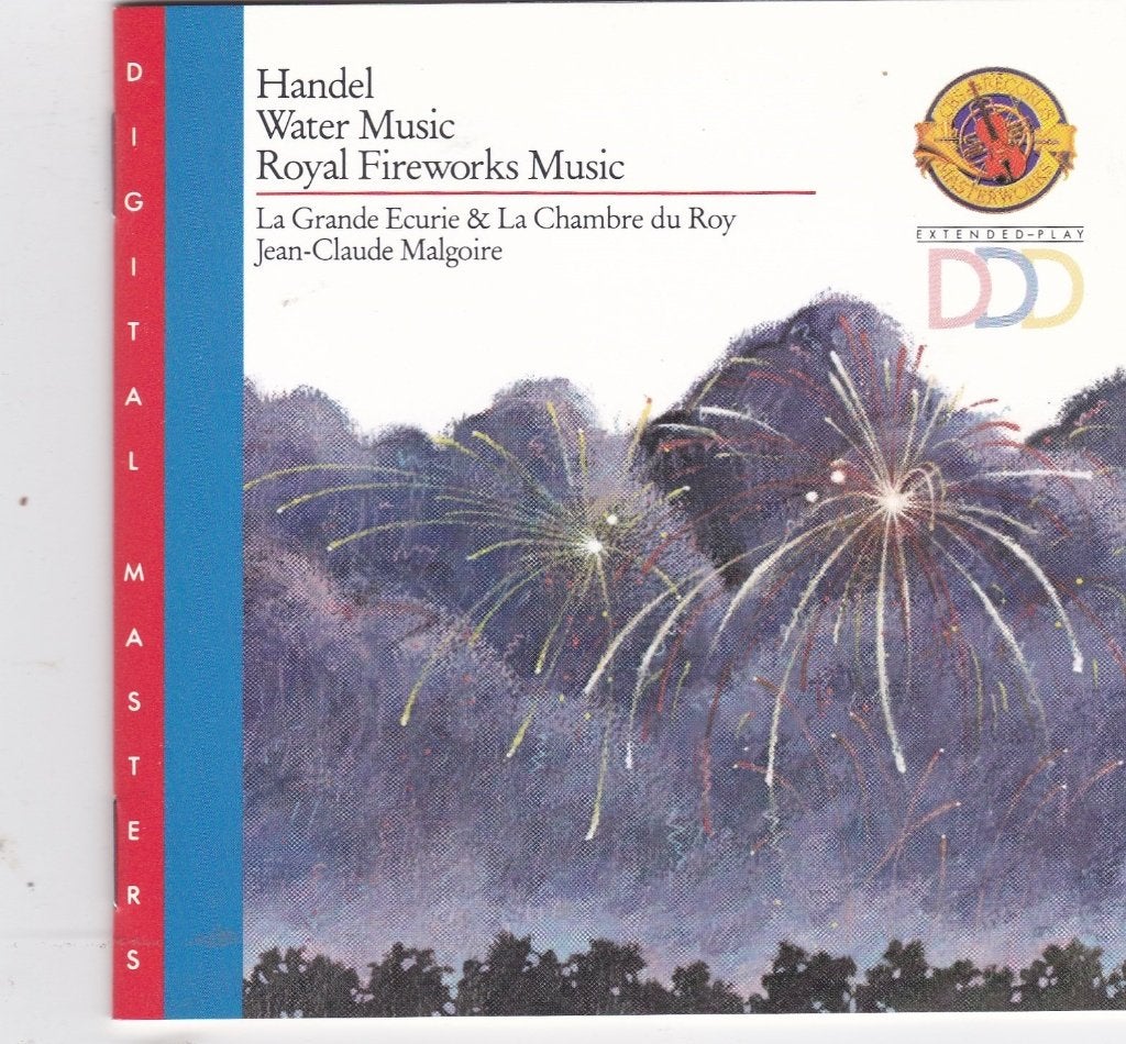 George Frederic Handel Water Music-Fireworks Music, Cd's en Dvd's, Inclusief doosje, Ophalen of Verzenden, Zo goed als nieuw, Orkest of Ballet
