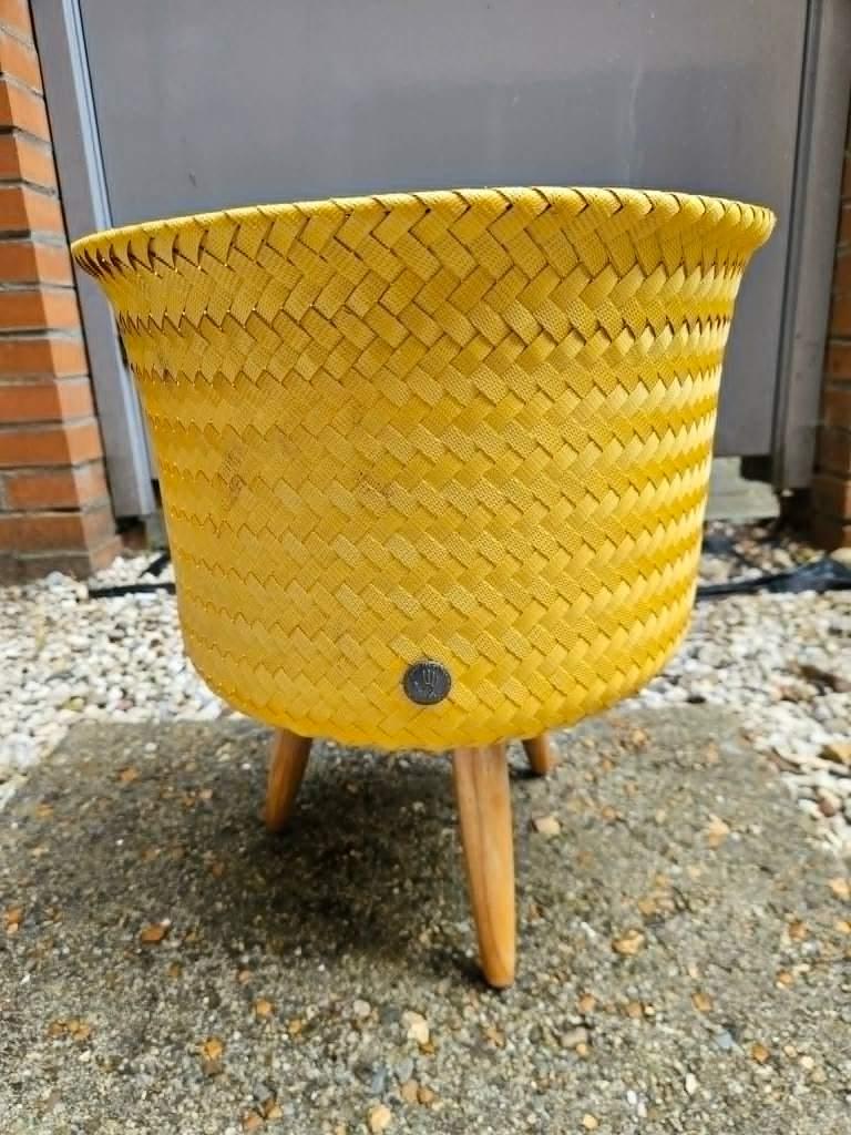 Bloempot op poten Ø38 * H34.5 cm, Tuin en Terras, Bloempotten, Kunststof, Rond, Minder dan 40 cm, Ophalen