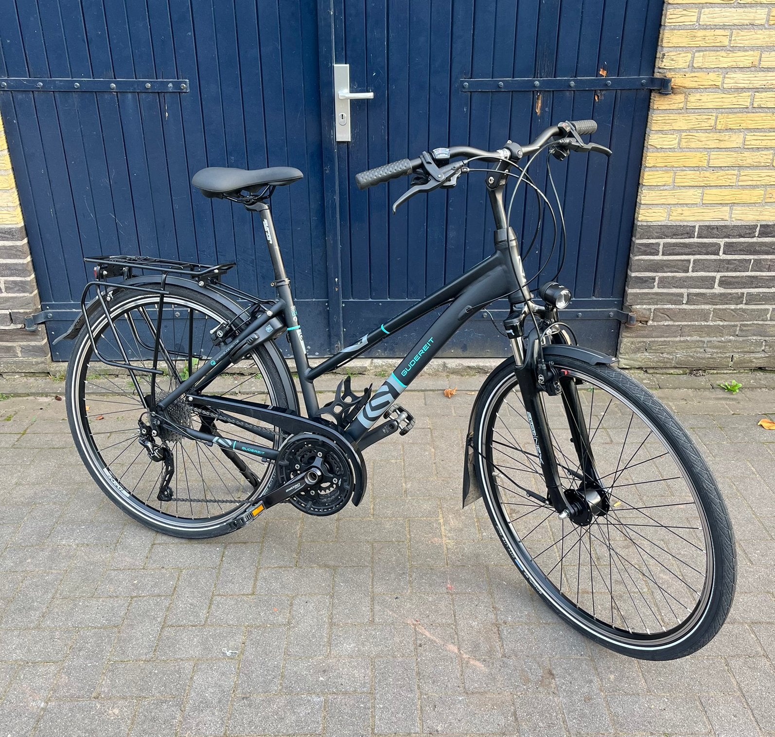 Gudereit LC-60 28”, Fietsen en Brommers, Gebruikt, Velgrem, (Extra) lage instap, 47 tot 50 cm