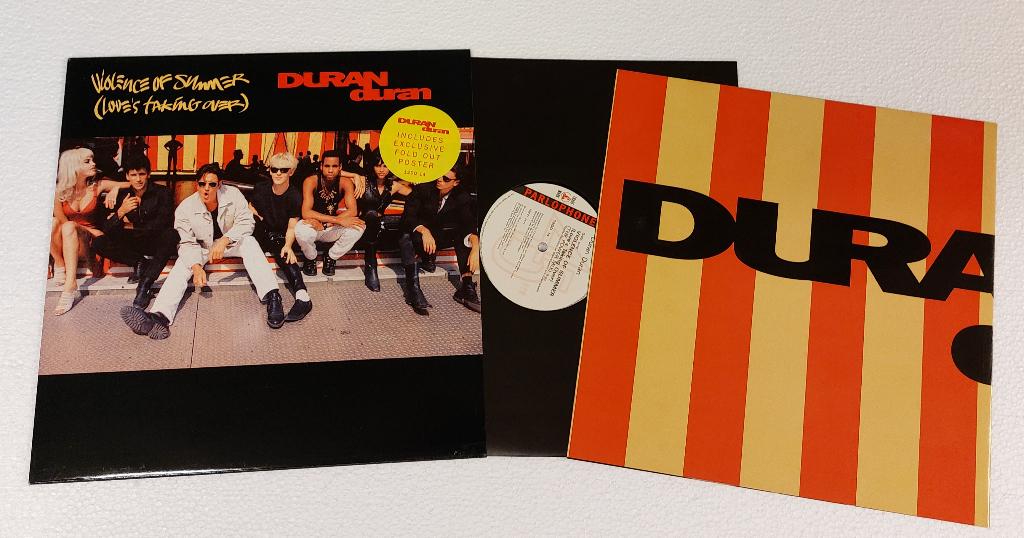 Duran Duran VINYL 12" met poster Violence Of Summer Limited, Zo goed als nieuw, 12 inch, Limited edition, Verzenden