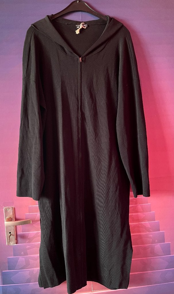 Super toffe jas/vest met rits en capuchon 40 nu 29,99€, Maat 38/40 (M), Zwart, Ophalen of Verzenden, Zo goed als nieuw