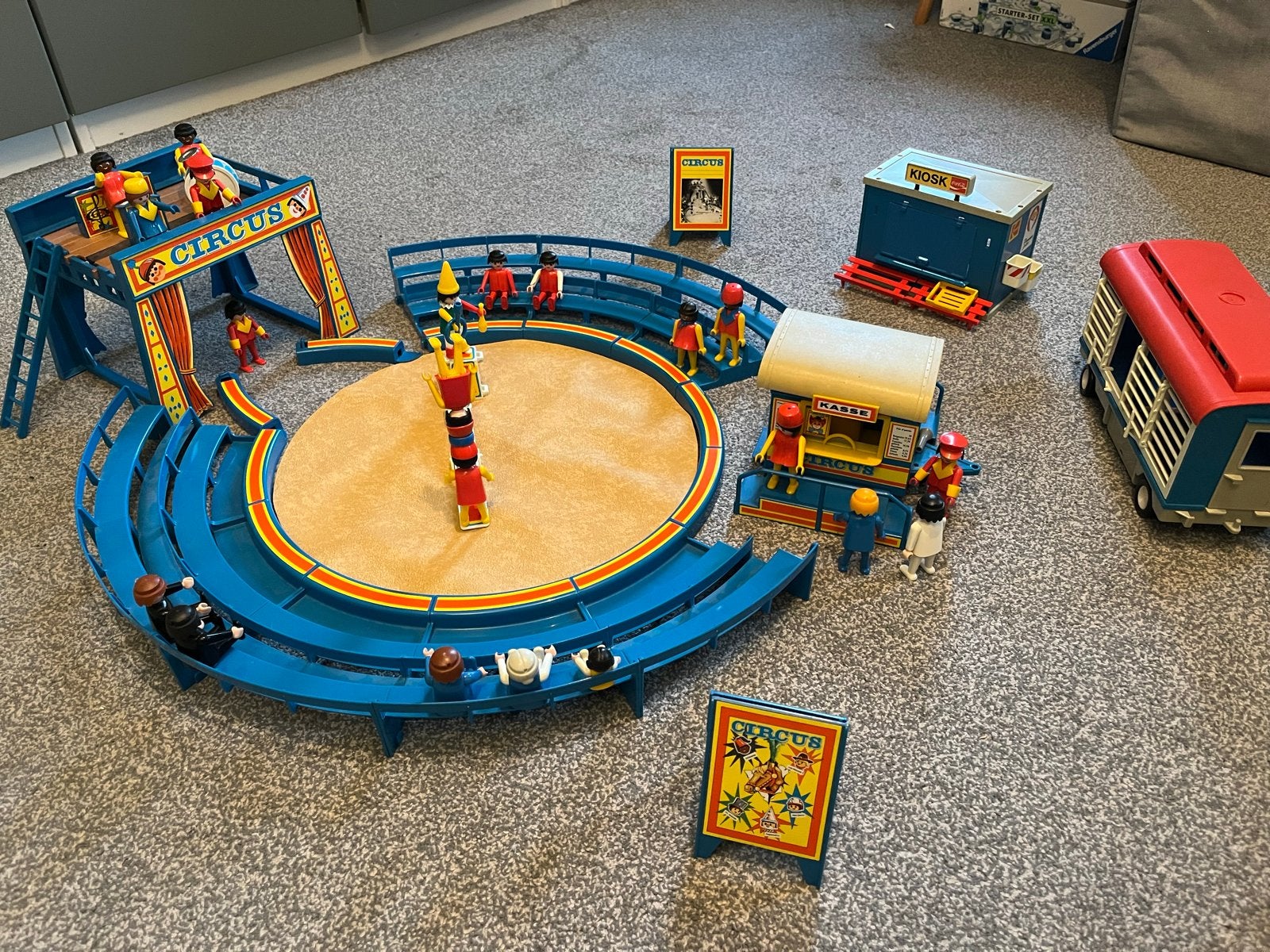 Retro Playmobil Circus & Speeltuin met poppetjes, Ophalen, Gebruikt, Complete set, Overige typen