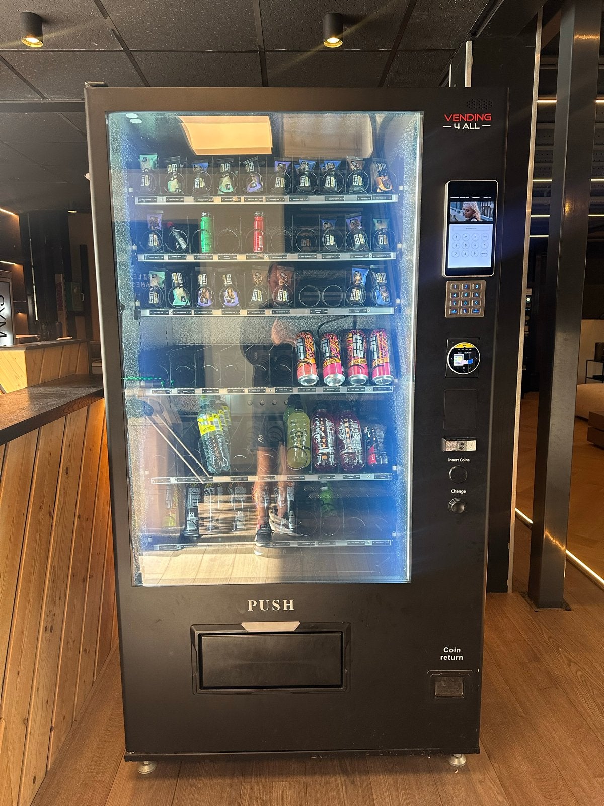 Vending Machine met Nayax Systeem, Ophalen